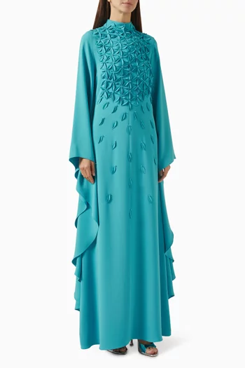 قفطان مزين بزهور بارزة