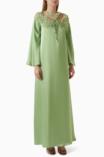 Bead-embellished Kaftan