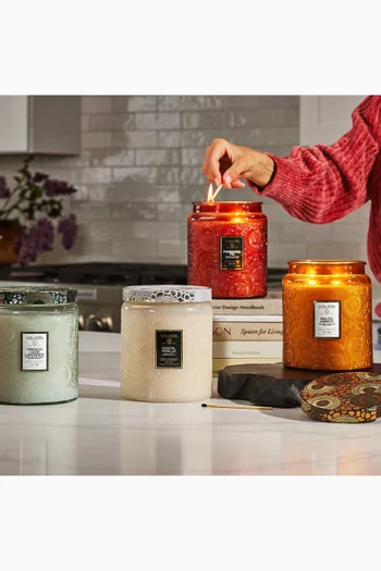 شمعة سانتال فانيل لوكس في وعاء، 1.25 كيلو غرام