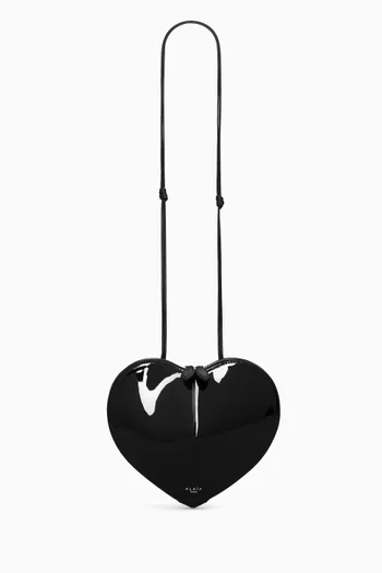 Mini Le Coeur Crossbody Bag in Patent Leather