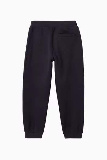 بنطال رياضي بشعار الماركة قطن