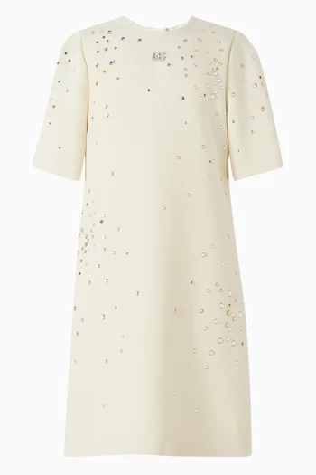 فستان مطرز بالترتر