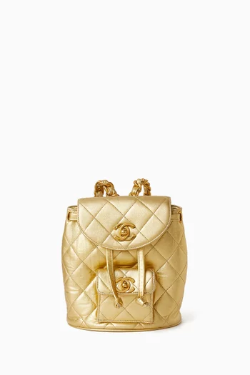 حقيبة ظهر دوما ميني من التسعينيات جلد ماعز