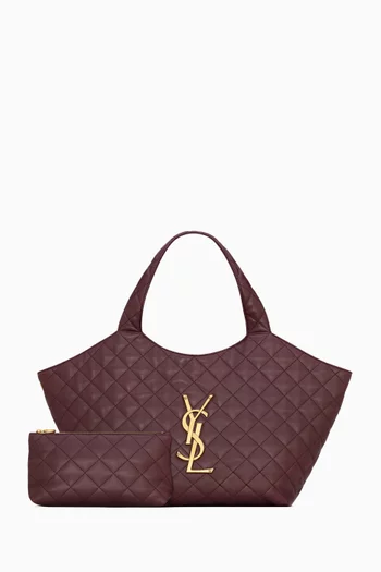 ICARE Maxi Shopping Bag in Quilted Nappa Lambskin