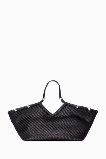 La Grande Usha Tote Bag in Woven Leather