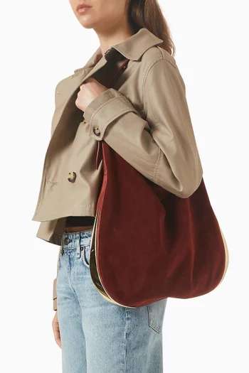 Amalia La Grande Shoulder Bag in Calfskin Leather