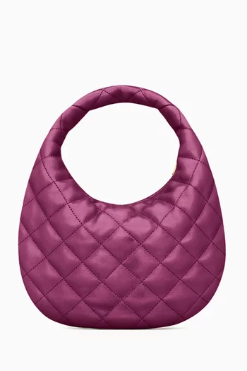 Icarino Quilted Bag in Lambskin Leather
