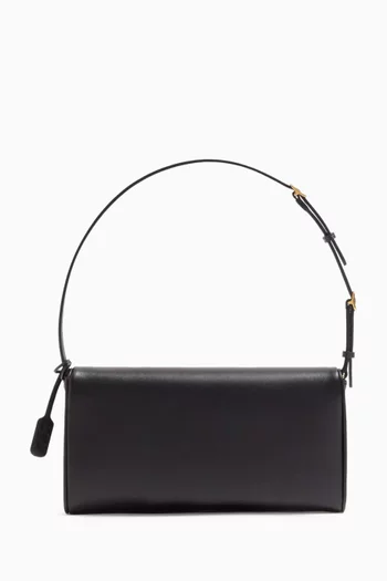 حقيبة كتف ديفين صغيرة جلد نابا