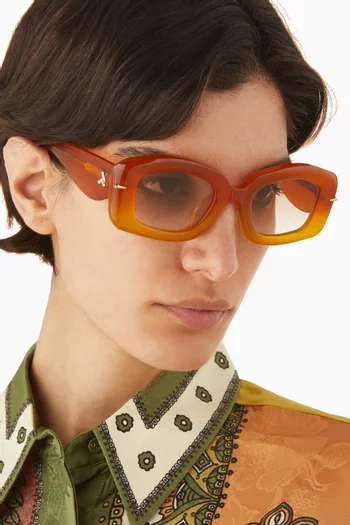 نظارة شمسية سلستينا بإطار أسيتات لو سبيكس x ألميس