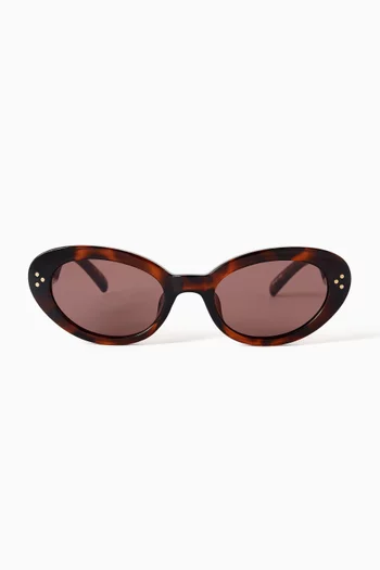 Tootsie Cat-eye Sunglasses in Polymer
