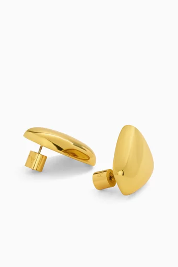 Fawn Drop Earrings in 24kt Gold-plated Brass