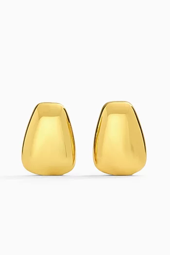 Fawn Drop Earrings in 24kt Gold-plated Brass