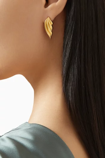 Serene Earrings in 18kt Gold-plated Silver