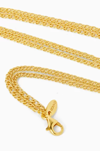 Tessra Anklet in 18kt Gold-plated Sterling Silver