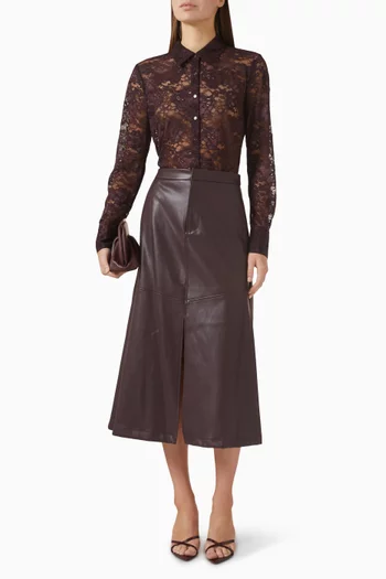 Maia Blouse in Floral Lace