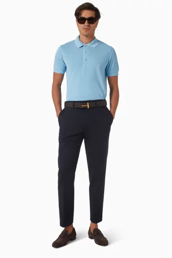 Chino Pants in Brushed Cotton Drill