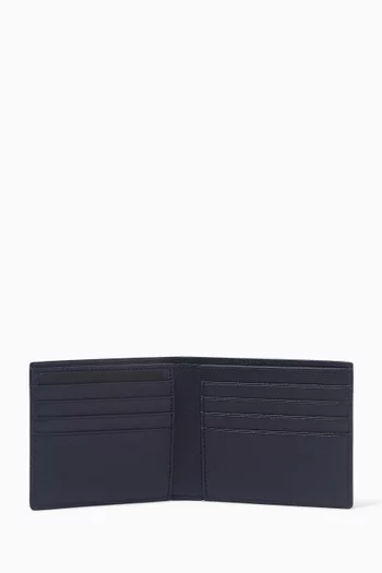Elongated T Line Wallet in Leather