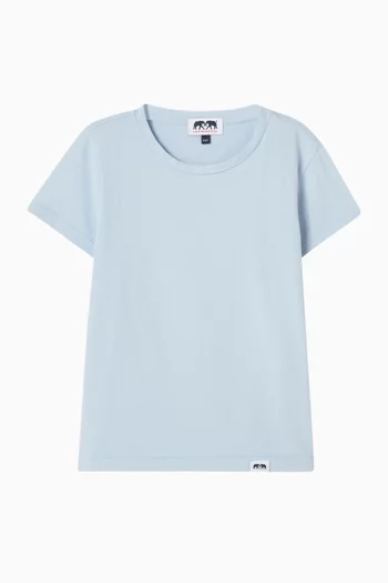 تي شيرت بشعار الماركة قطن عضوي