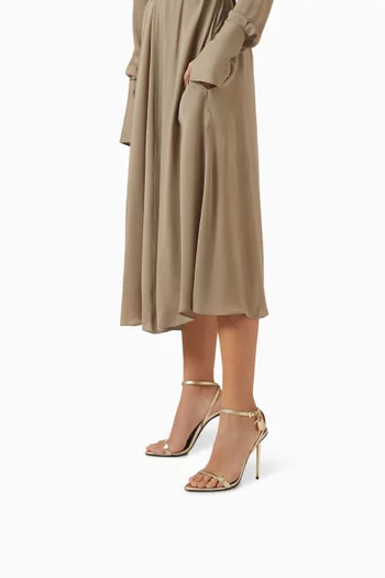 Naked 105 Sandals in Metallic Leather