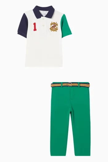 Graphic Knit Co-ord Set in Cotton