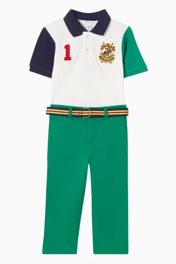 Graphic Knit Co-ord Set in Cotton