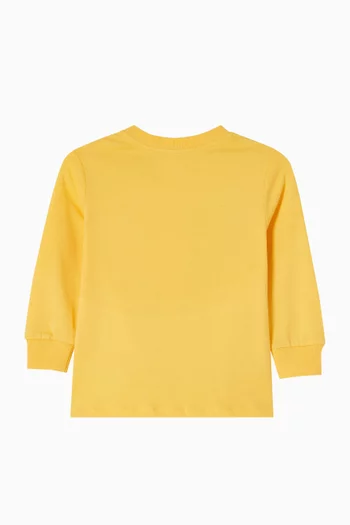 تي شيرت بطبعة قطن