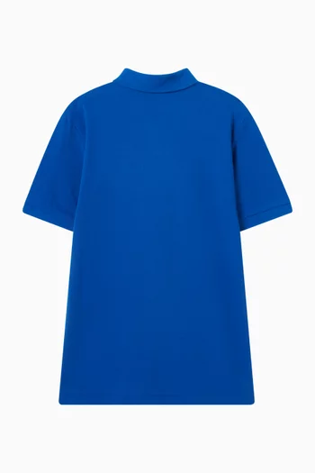 Logo Polo T-shirt in Knit