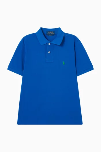 Logo Polo T-shirt in Knit