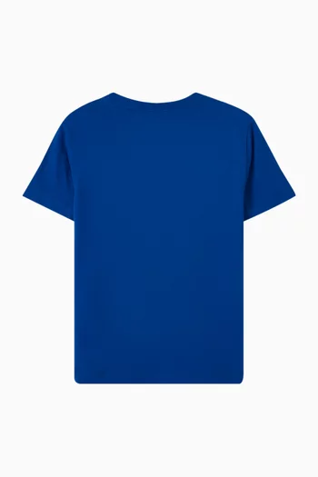 تي شيرت بشعار لاعب البولو على الحصان قطن