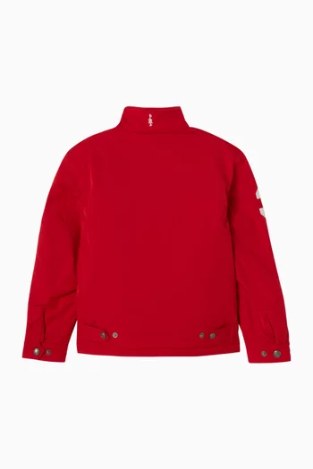 High Neck Windbreaker Jacket