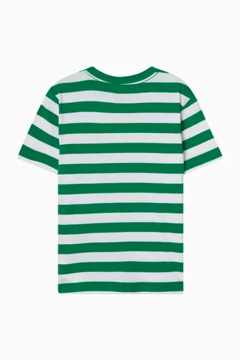 تي شيرت مخطط قطن