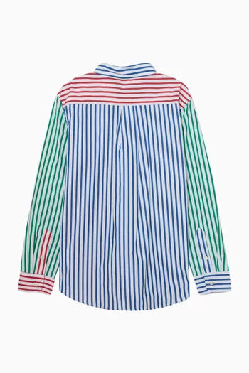 قميص مخطط قطن