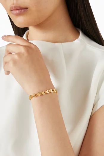 Lovers Bracelet in 18kt Gold-plated Brass