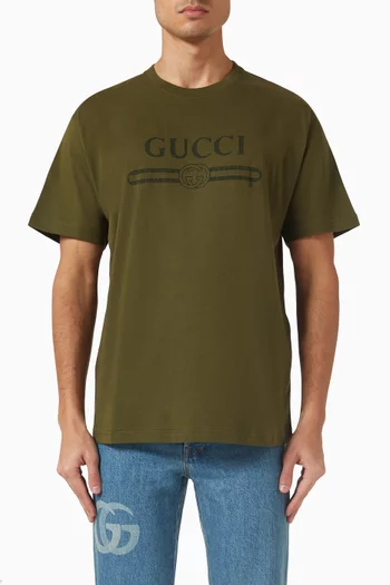 Unisex Logo T-shirt in Cotton Jersey