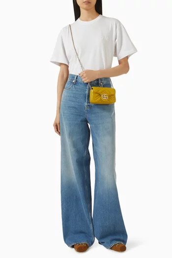 Embroidered Loose-fit T-shirt in Cotton-jersey