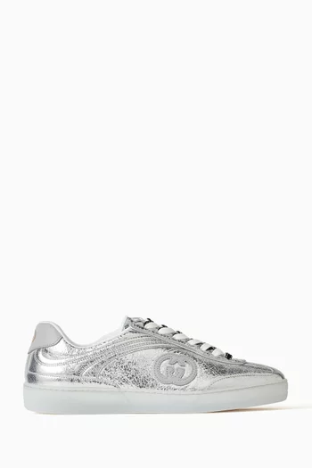 G75 Sneakers in Metallic Leather