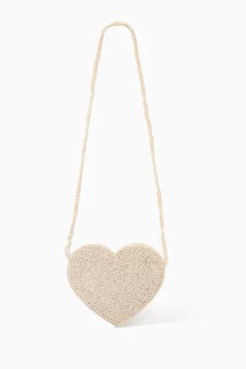 Beaded Heart Bag
