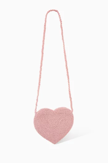 Beaded Heart Bag