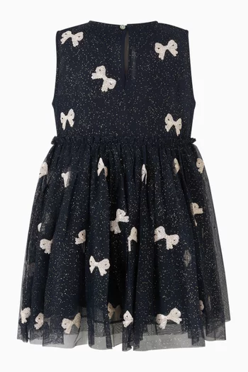 Yvonne Bow Dress in Tulle