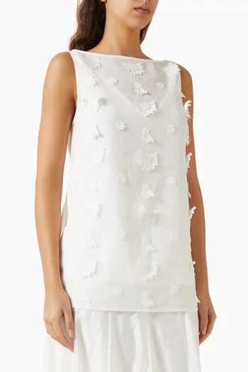 Aria Embroidered Top