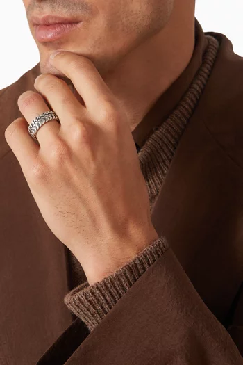 Guard Ring in Sterling Silver