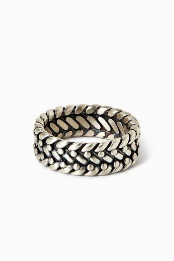 Guard Ring in Sterling Silver