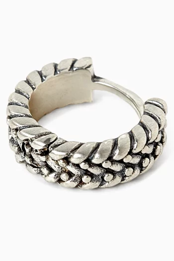 Guard Earring in Sterling Silver