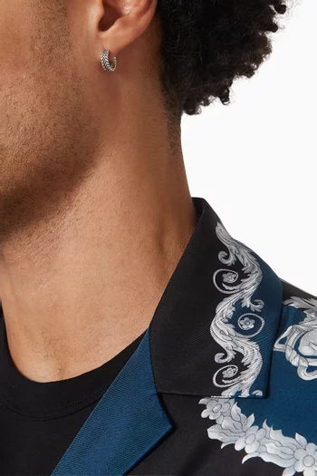 قرط منفرد جارد فضة إسترلينية