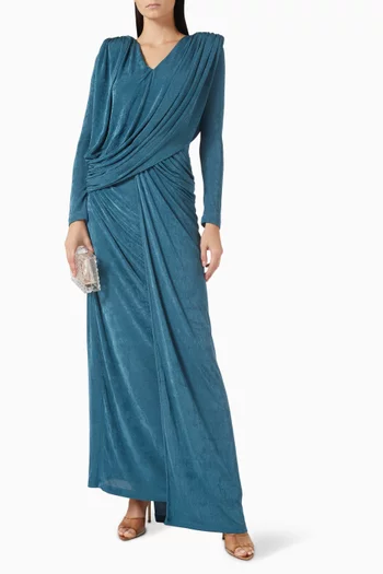 Elle Draped Maxi Dress