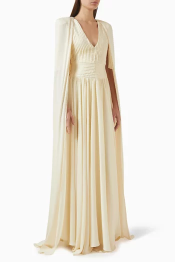 Noor Cape Maxi Dress