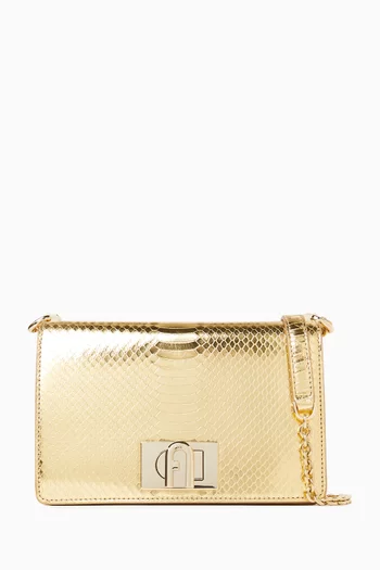 1927 Crossbody Bag in Metallic Leather