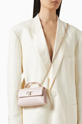 1927 Mini Top-handle Bag in Textured Leather