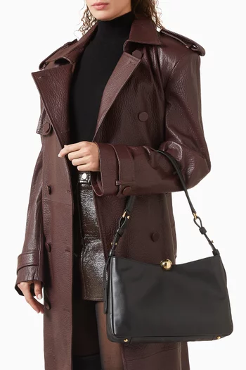 Medium Sfera Soft Shoulder Bag in Leather