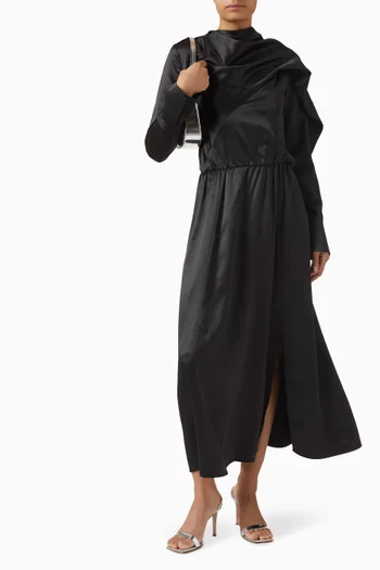 Maite Dress in Satin-crepe